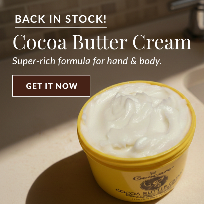 Cocoa Butter Cream Back In Stock